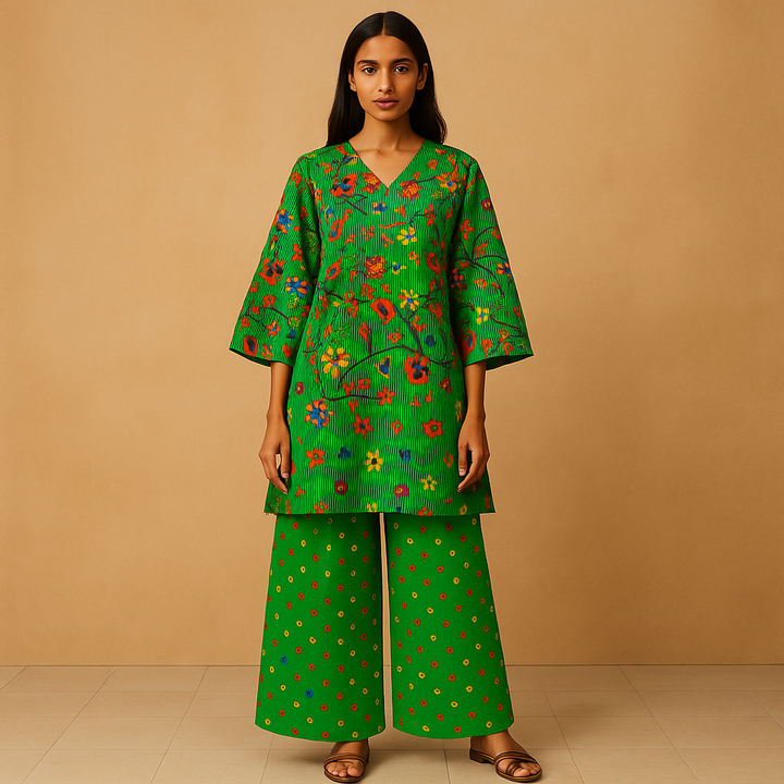 ORITZ Printed Lawn Suit - 2PC