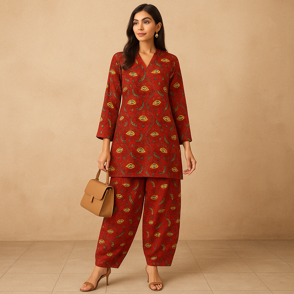 KESAR Printed Lawn Suit - 2PC