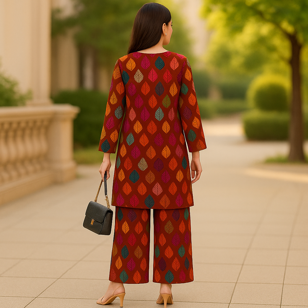 Orchid Printed Lawn Suit - 2PC