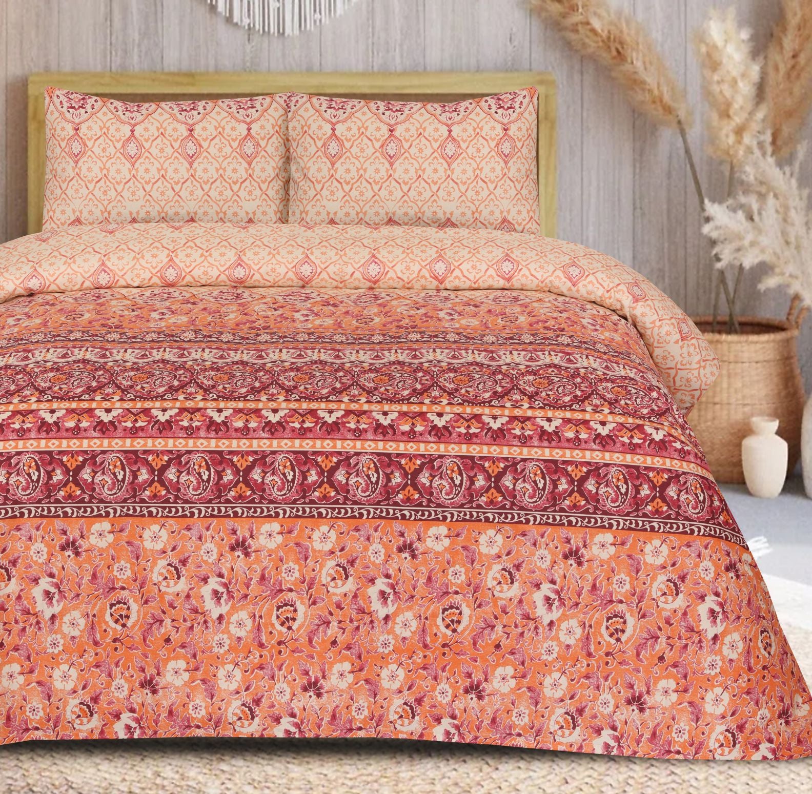 PUMPKIN BEDSHEET SET - 3 PCS (PREMIUM)