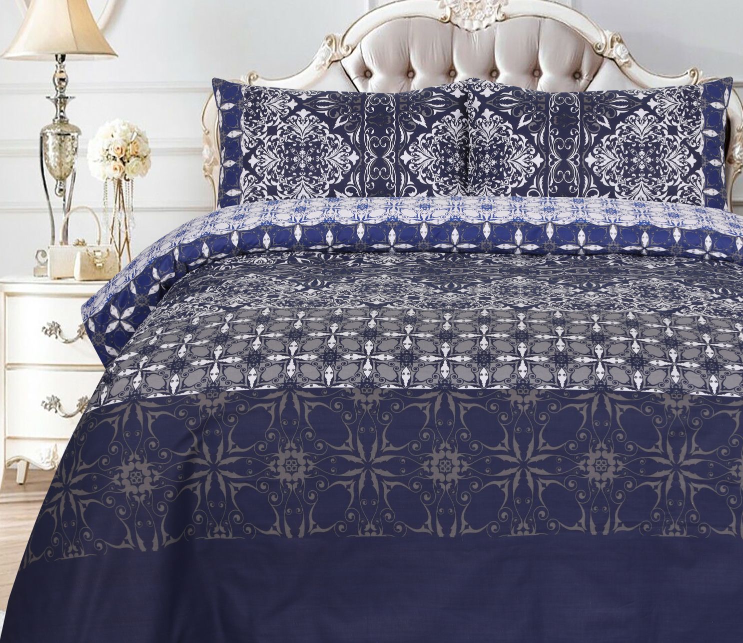 royal bedsheet set - 3 pcs (premium)