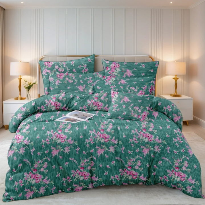 MANDORA Winter Comforter Set- 7 Pcs