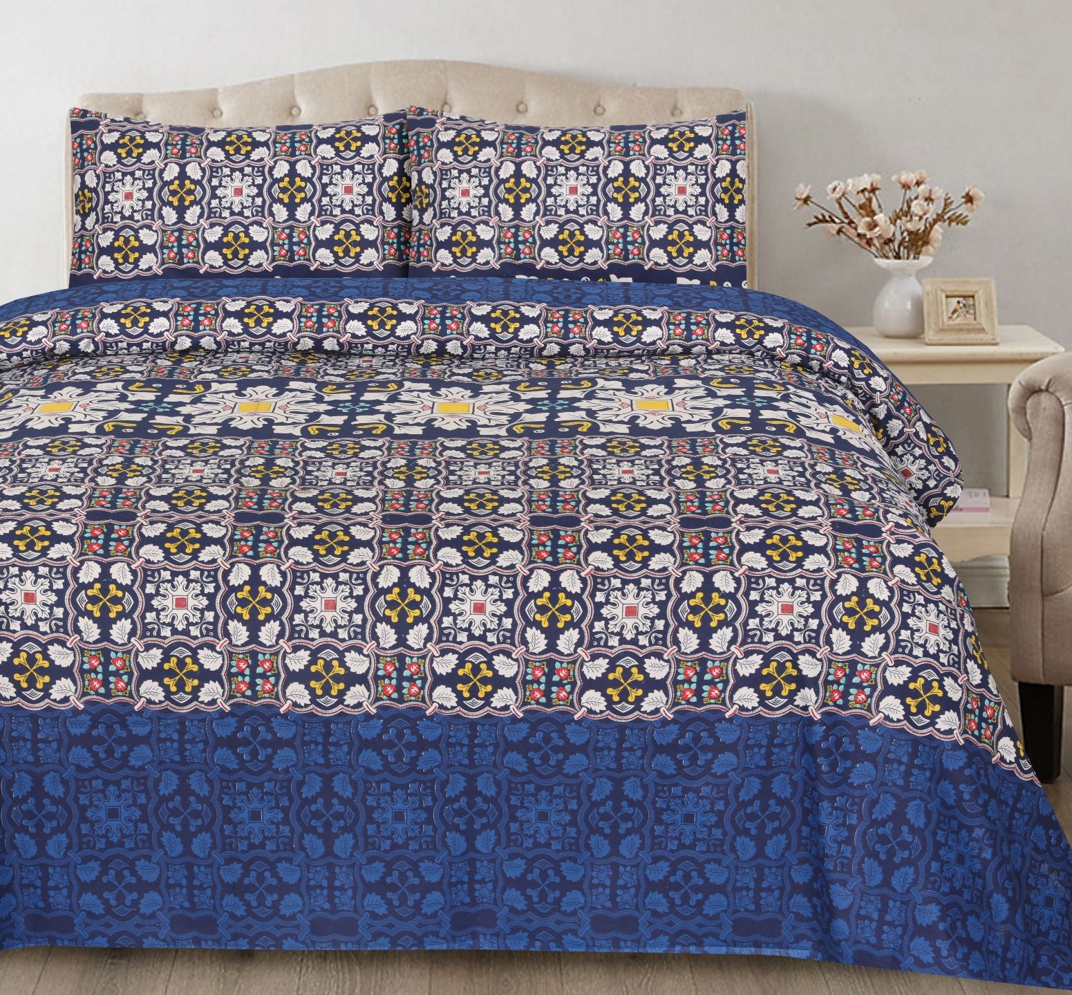 TRAGNA  BEDSHEET SET - 3 PCS (PREMIUM)