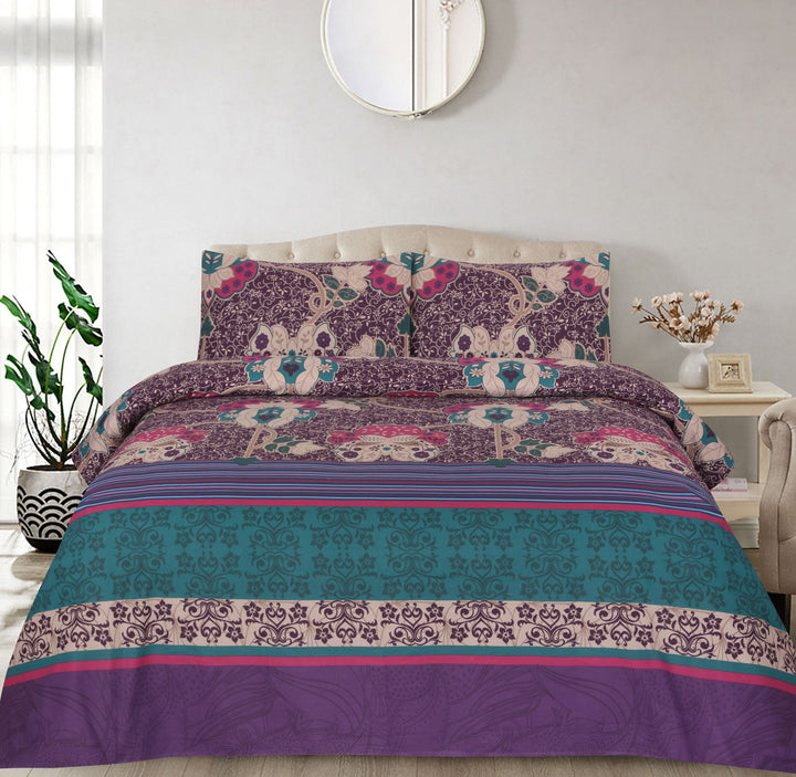 heather  bedsheet set - 3 pcs (premium)
