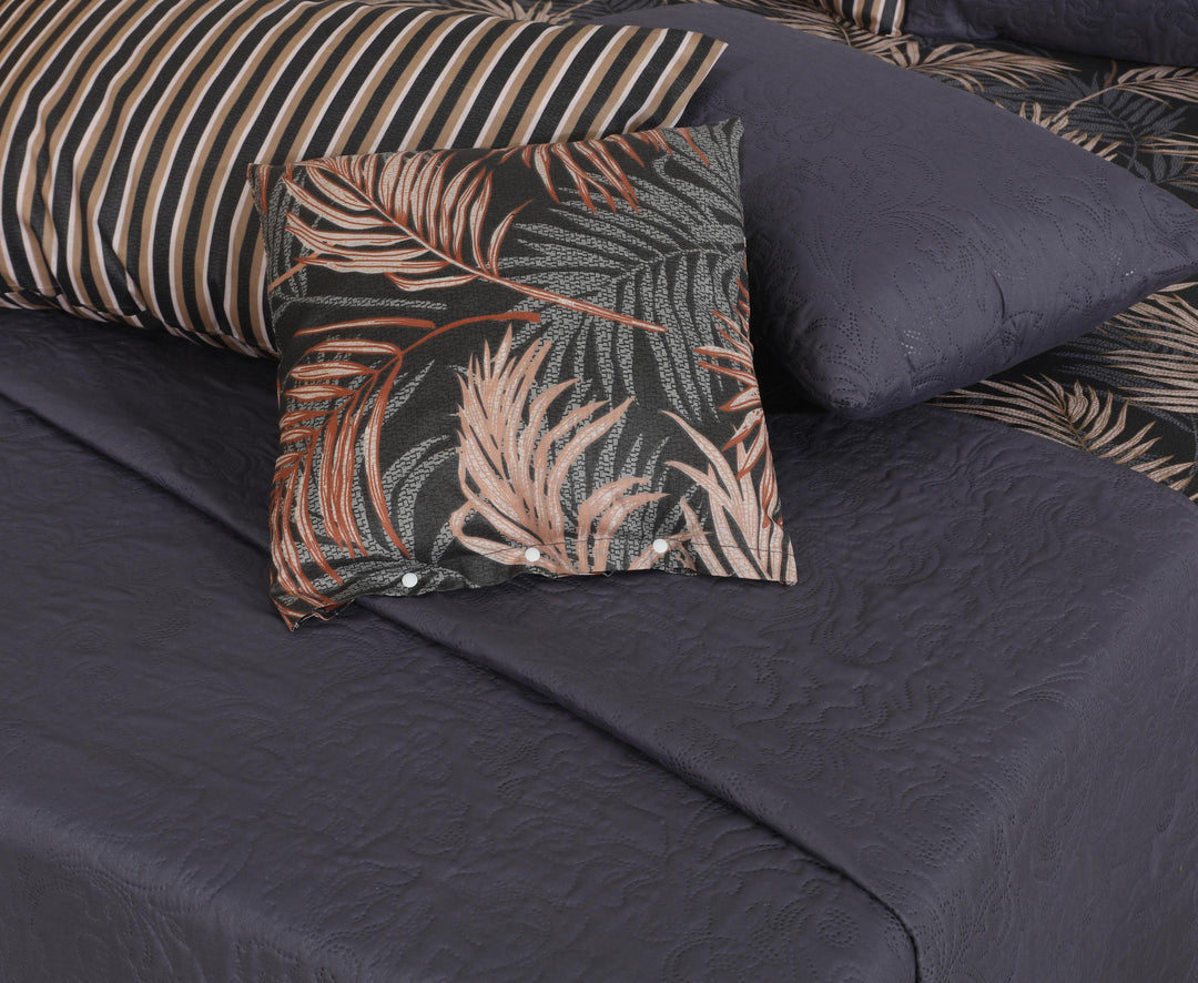 ASHELY GREY Winter Comforter Set- 8 Pcs