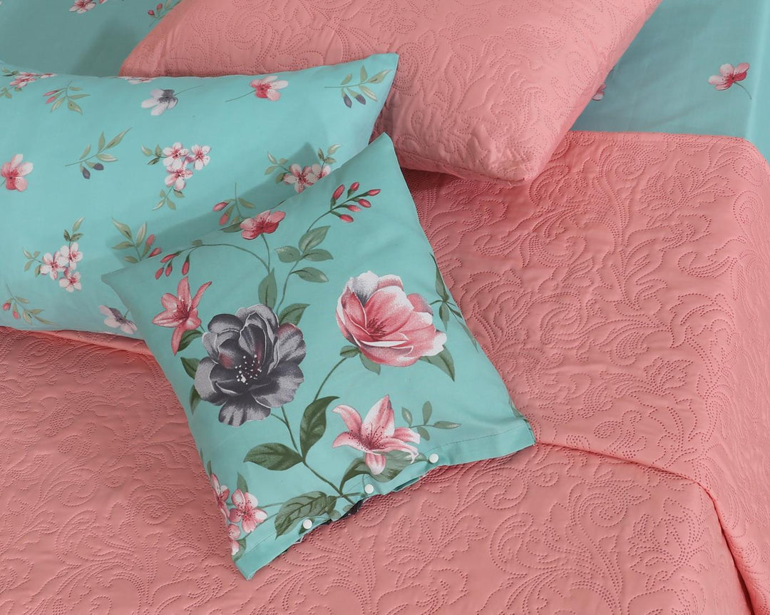 PINK BLAST SUMMER COMFORTER set - 8 pcs