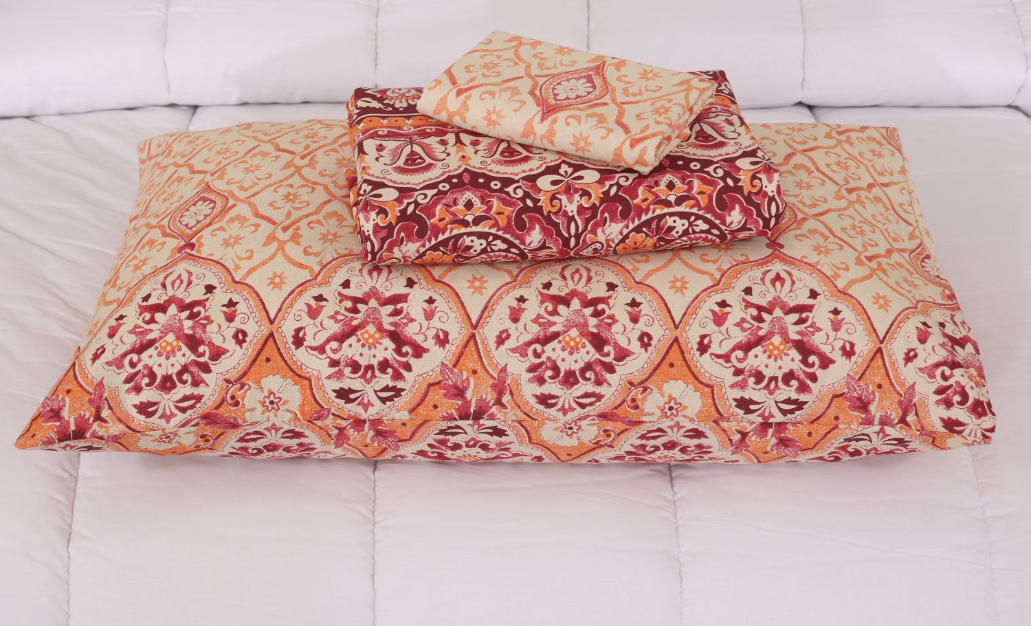 pumpkin bedsheet set - 3 pcs (premium)