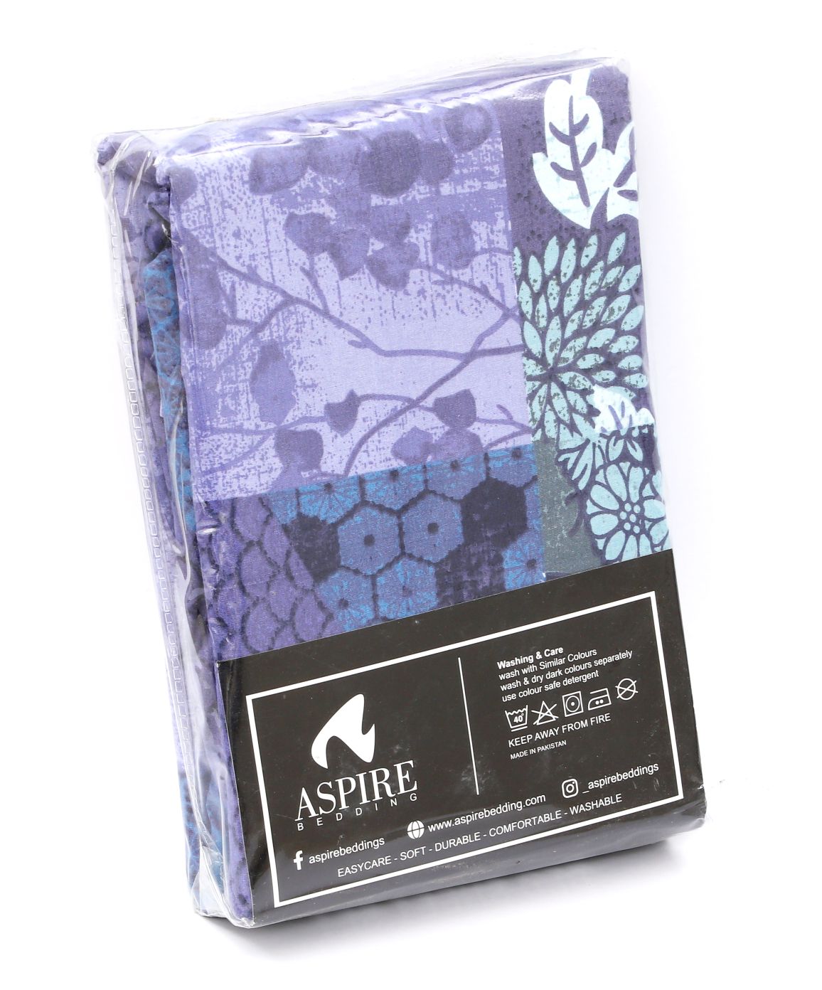 SLATE  BEDSHEET SET - 3 PCS (PREMIUM)