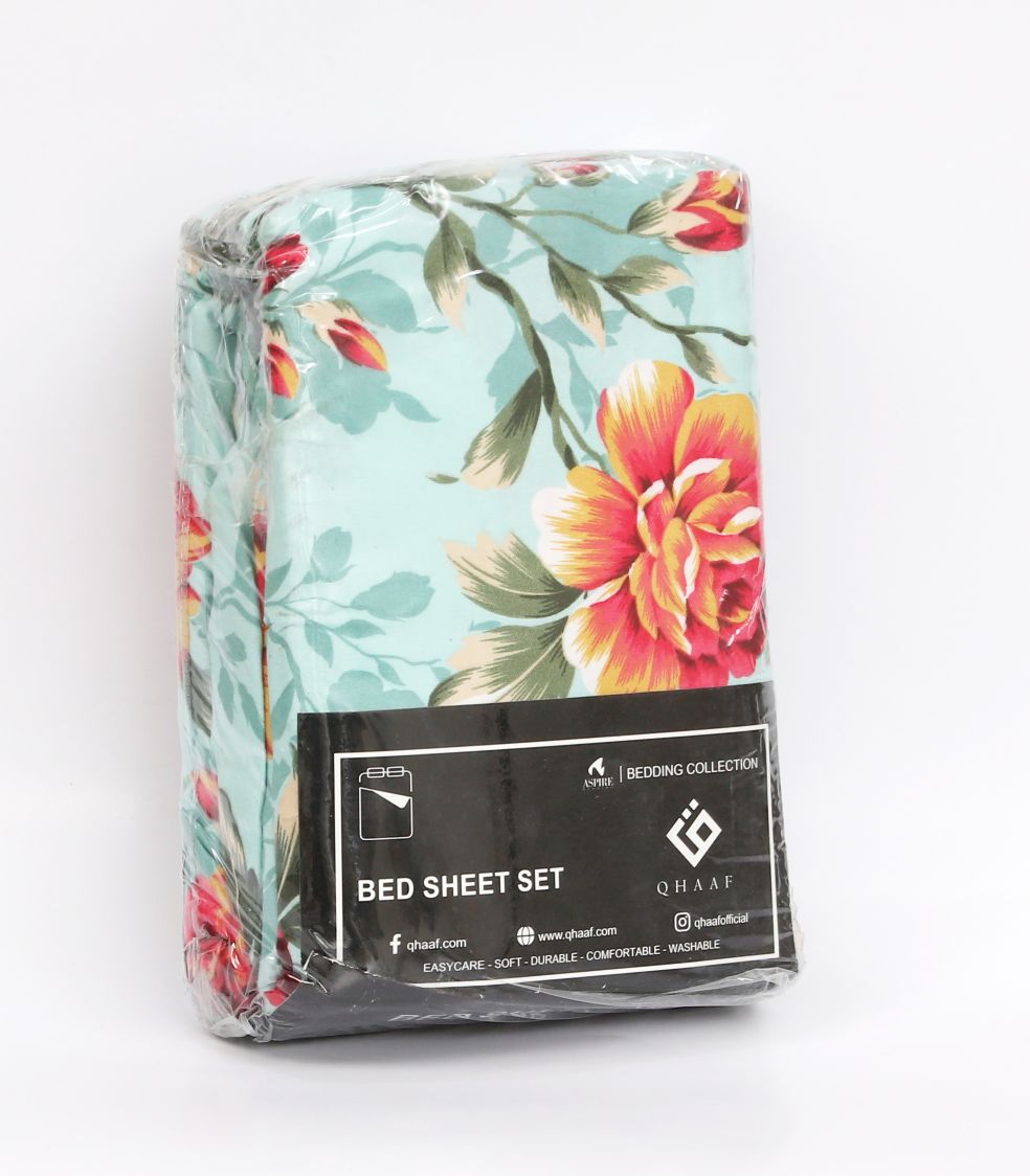 PALE  BEDSHEET SET - 3 PCS (PREMIUM)