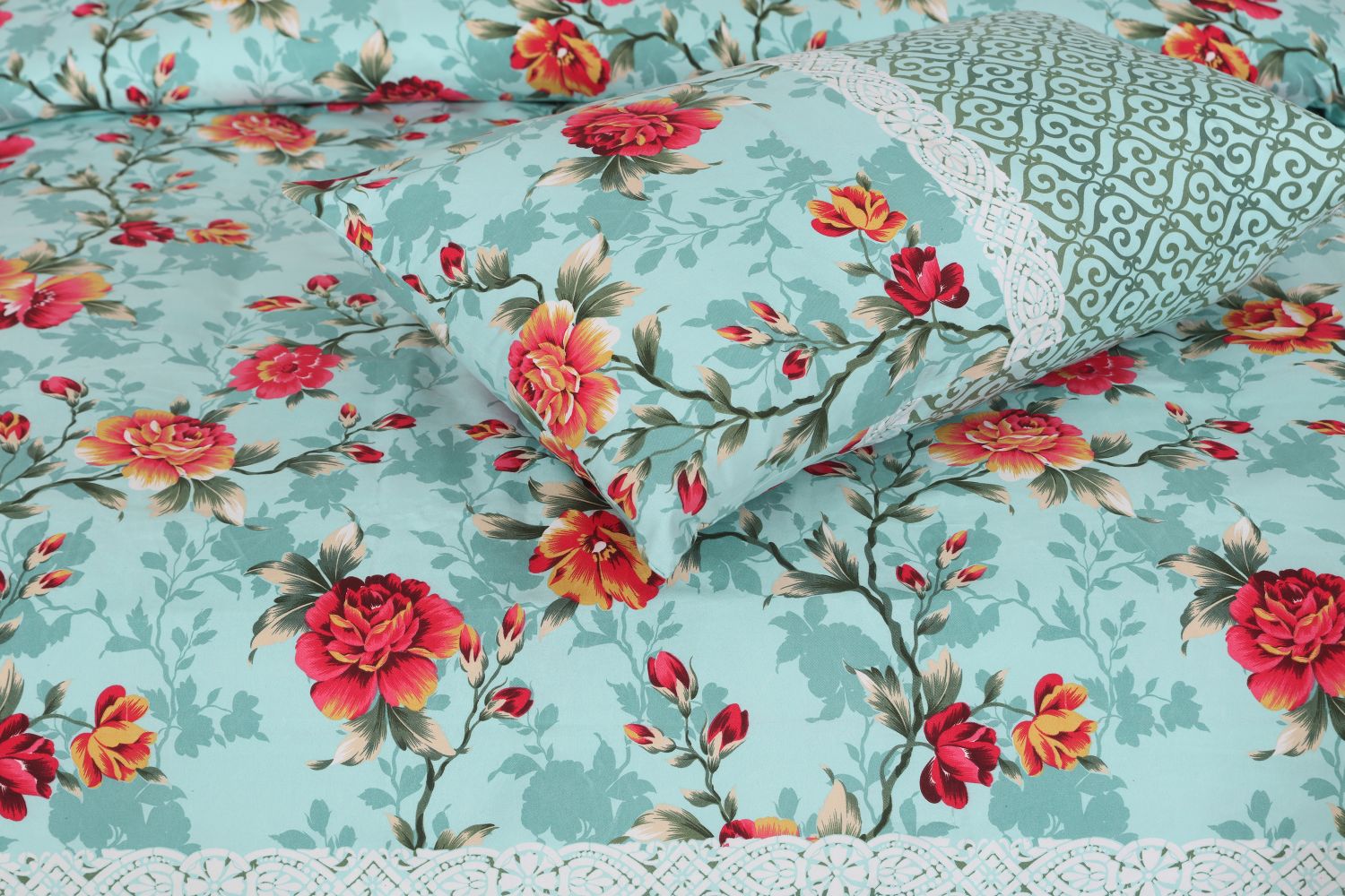 PALE  BEDSHEET SET - 3 PCS (PREMIUM)