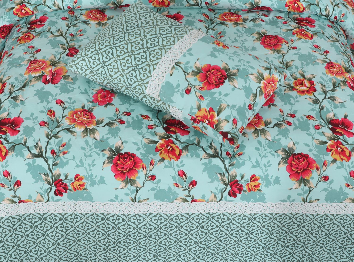 PALE  BEDSHEET SET - 3 PCS (PREMIUM)