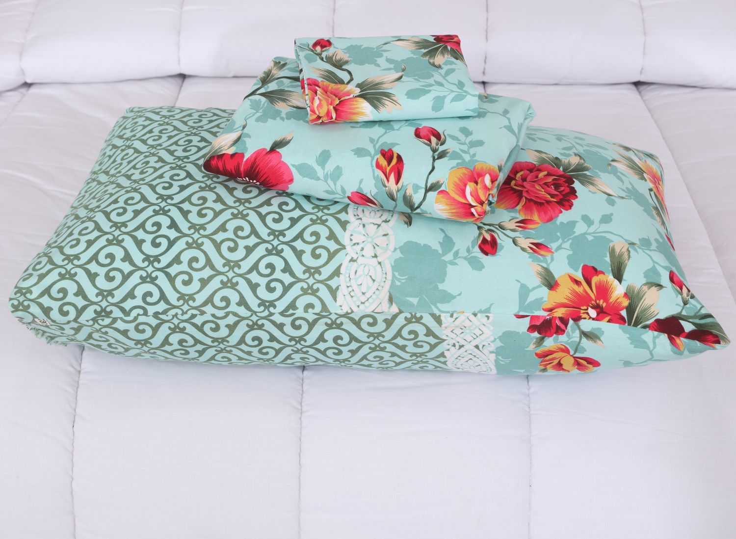 PALE  BEDSHEET SET - 3 PCS (PREMIUM)