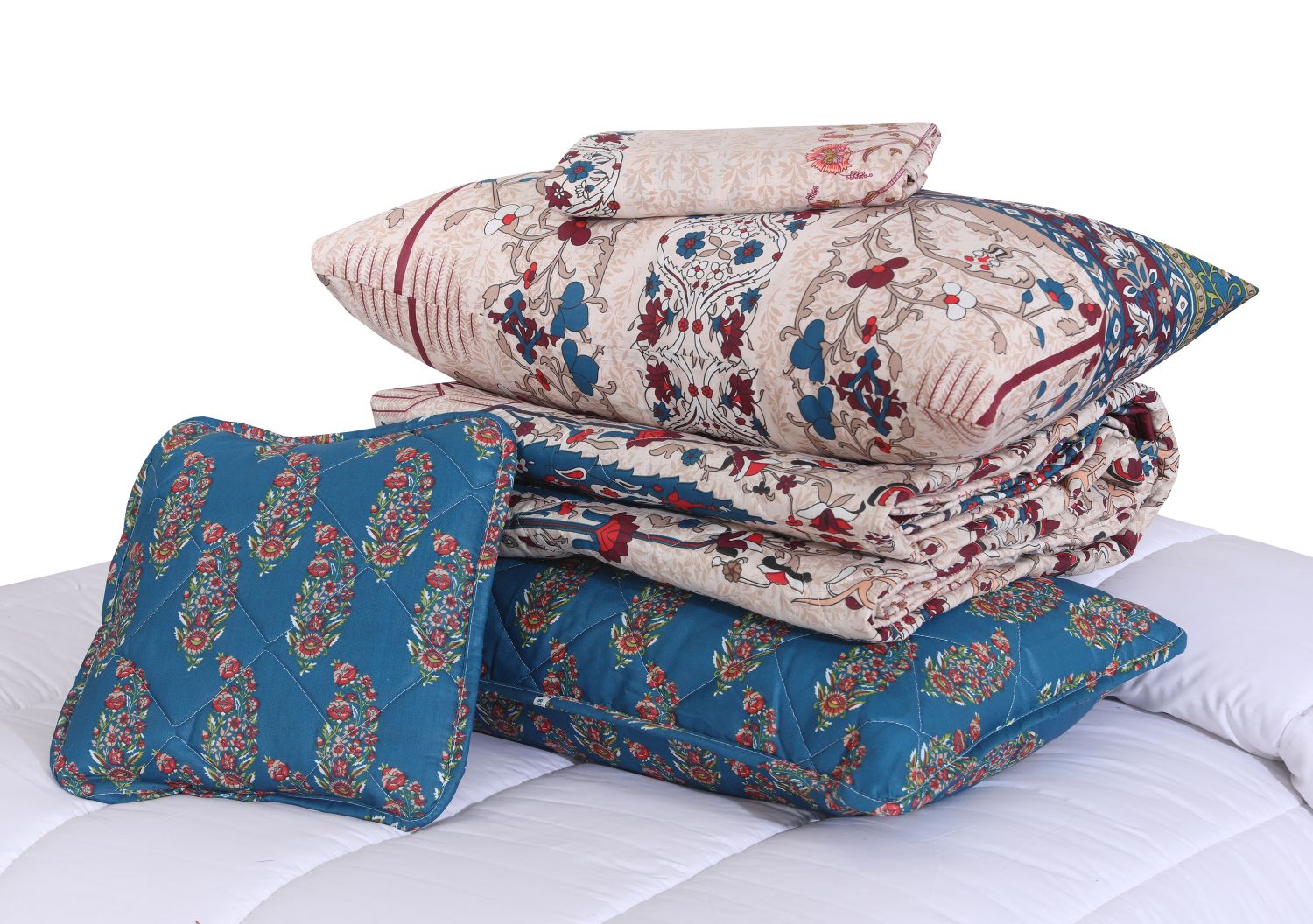 lamu summer comforter set- 7 pcs