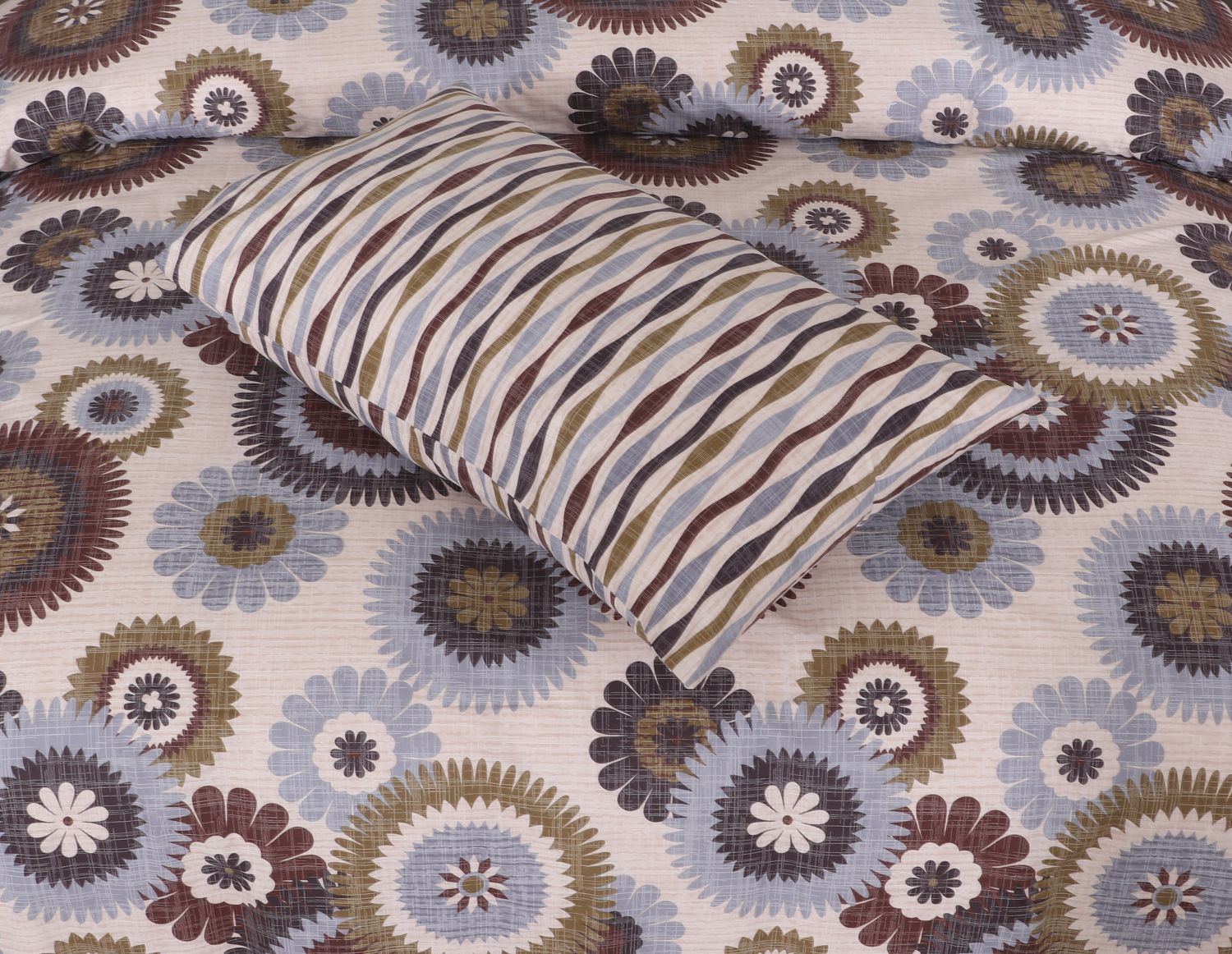 WHIT  BEDSHEET SET - 3 PCS (PREMIUM)