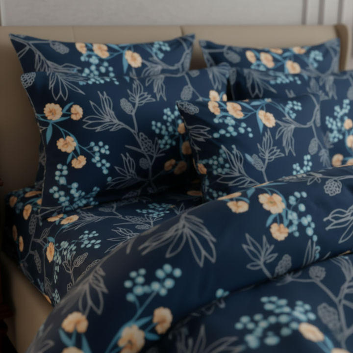 CHINTZ DUVET COVERS  SET - 8 PCS (PREMIUM)