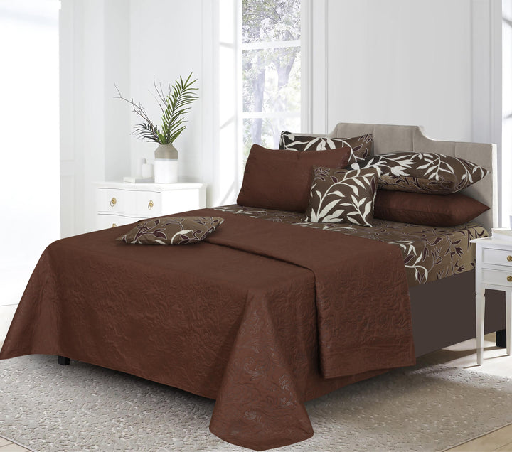 CHOCO BLINK Winter Comforter Set- 8 Pcs