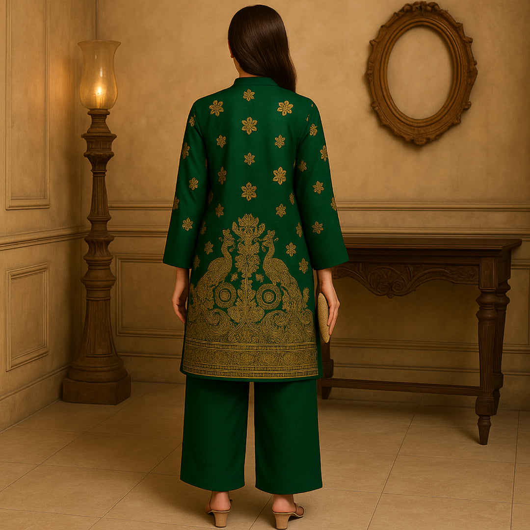 RABAB Printed imported lawn Suit -  unstitched 2PC D62