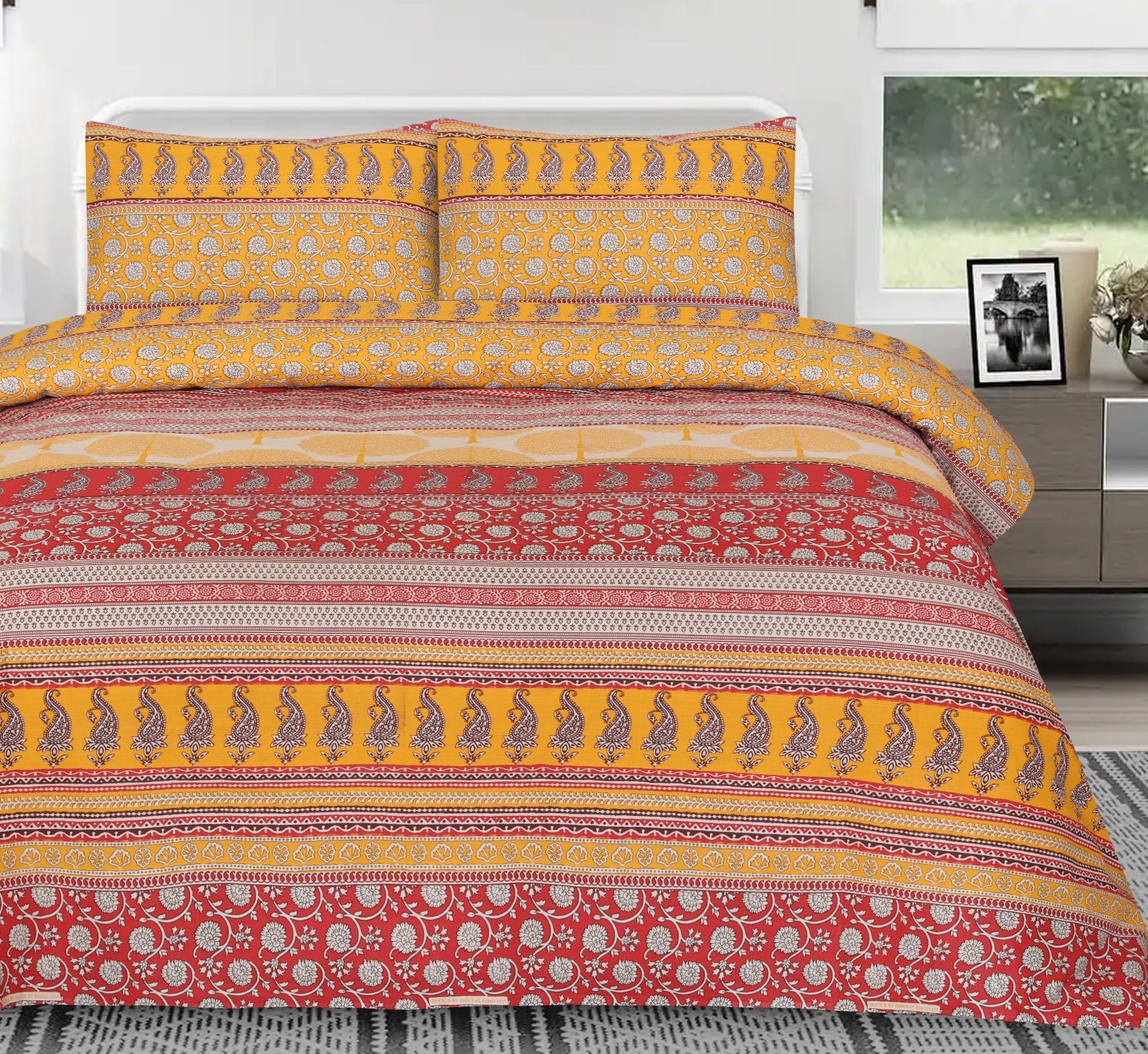 MARSALOK   BEDSHEET SET - 3 PCS (PREMIUM)
