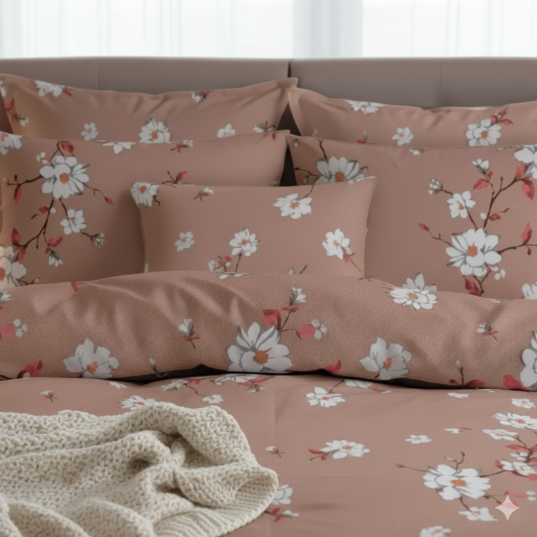 ROSE WARWICK DUVET COVERS  SET - 8 PCS (PREMIUM)