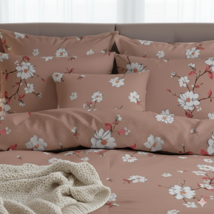 ROSE WARWICK DUVET COVERS  SET - 8 PCS (PREMIUM)