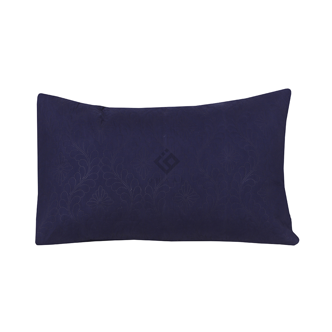 d.blue plain pillow covers