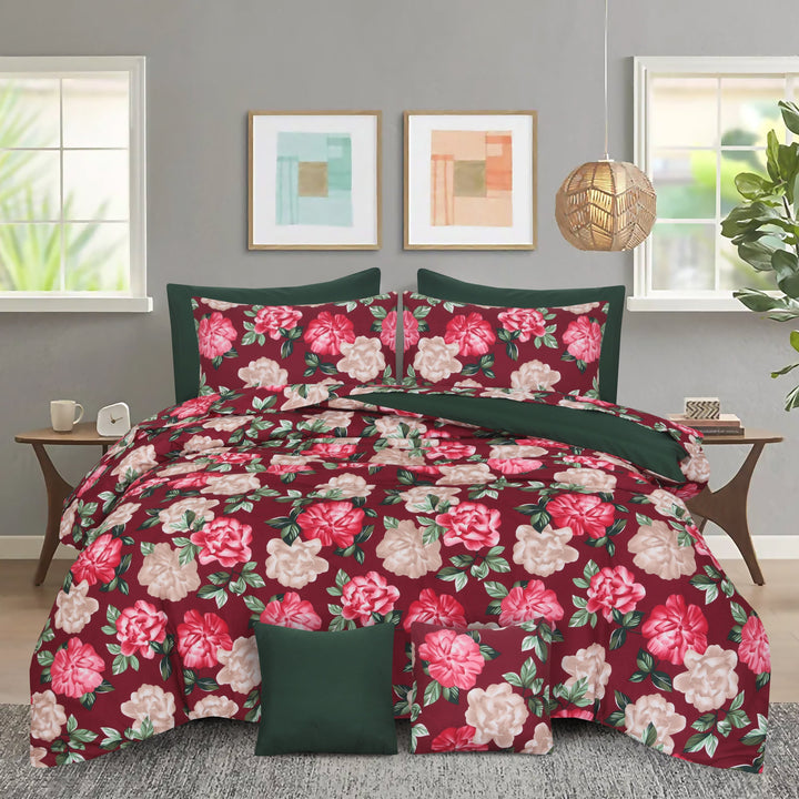 VINZ Winter Comforter Set- 8 Pcs