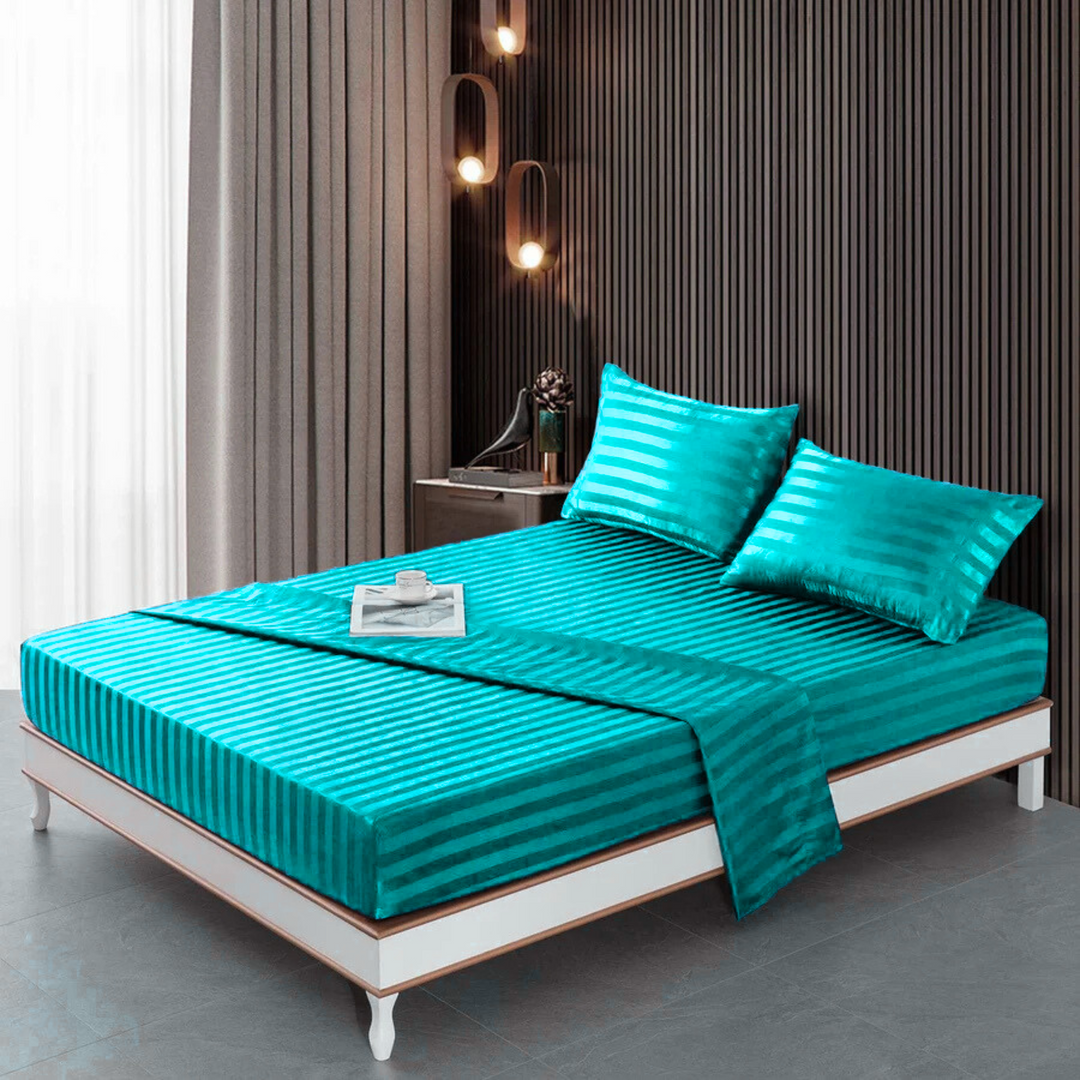MINT satin fitted sheet - (premium)