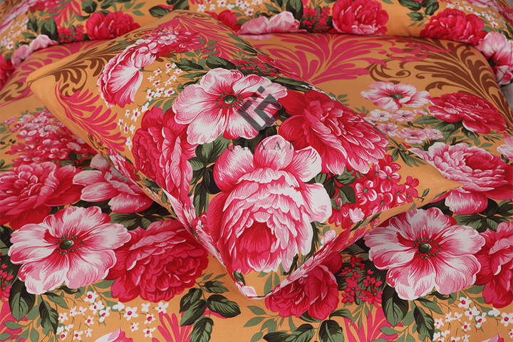rose single bedsheet set