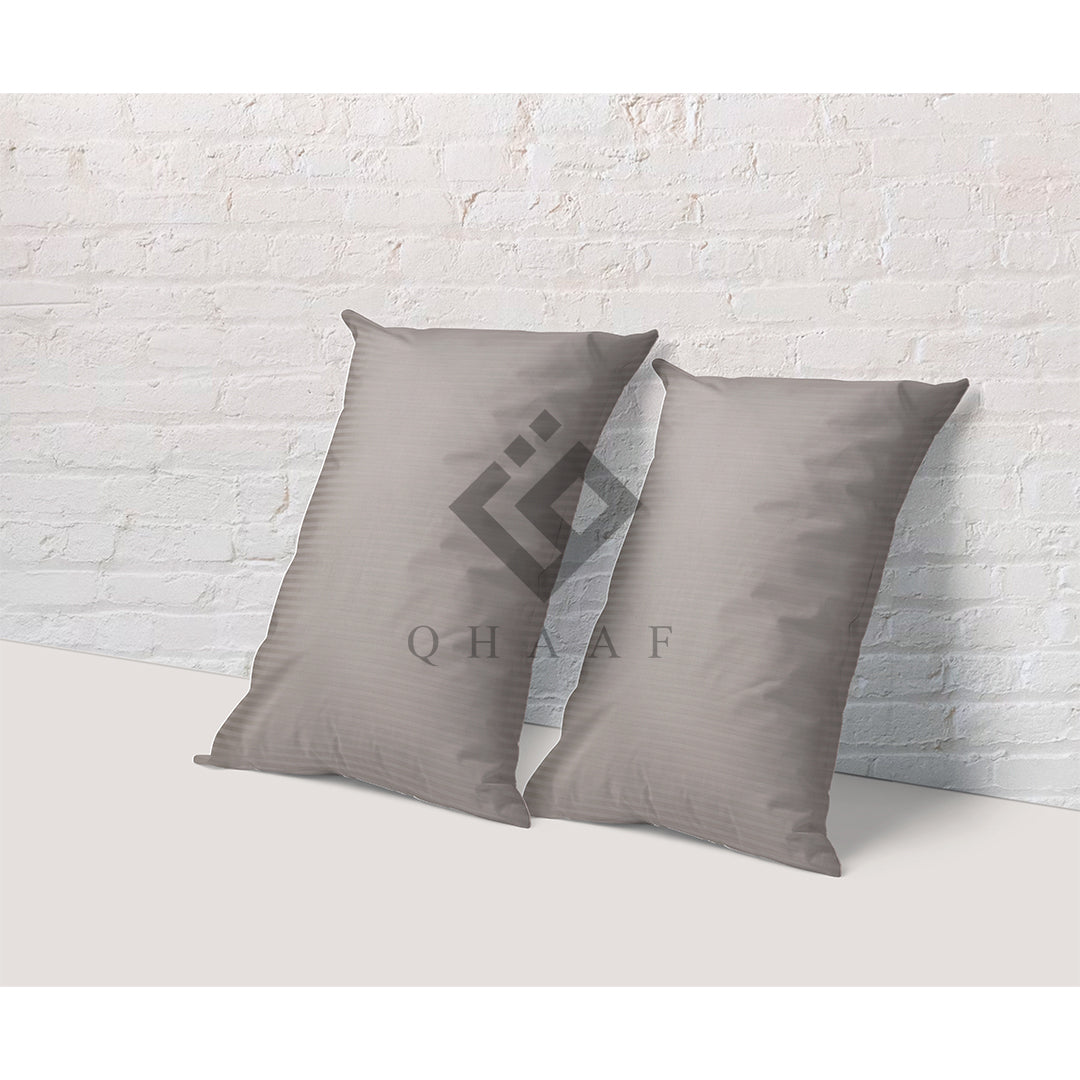 GREY STRIPES PILLOW COVERS