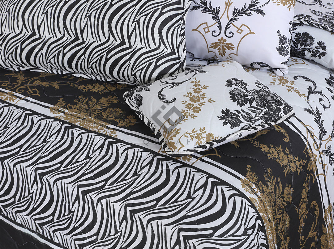 STONE COMFORTER SET- 7 PCS