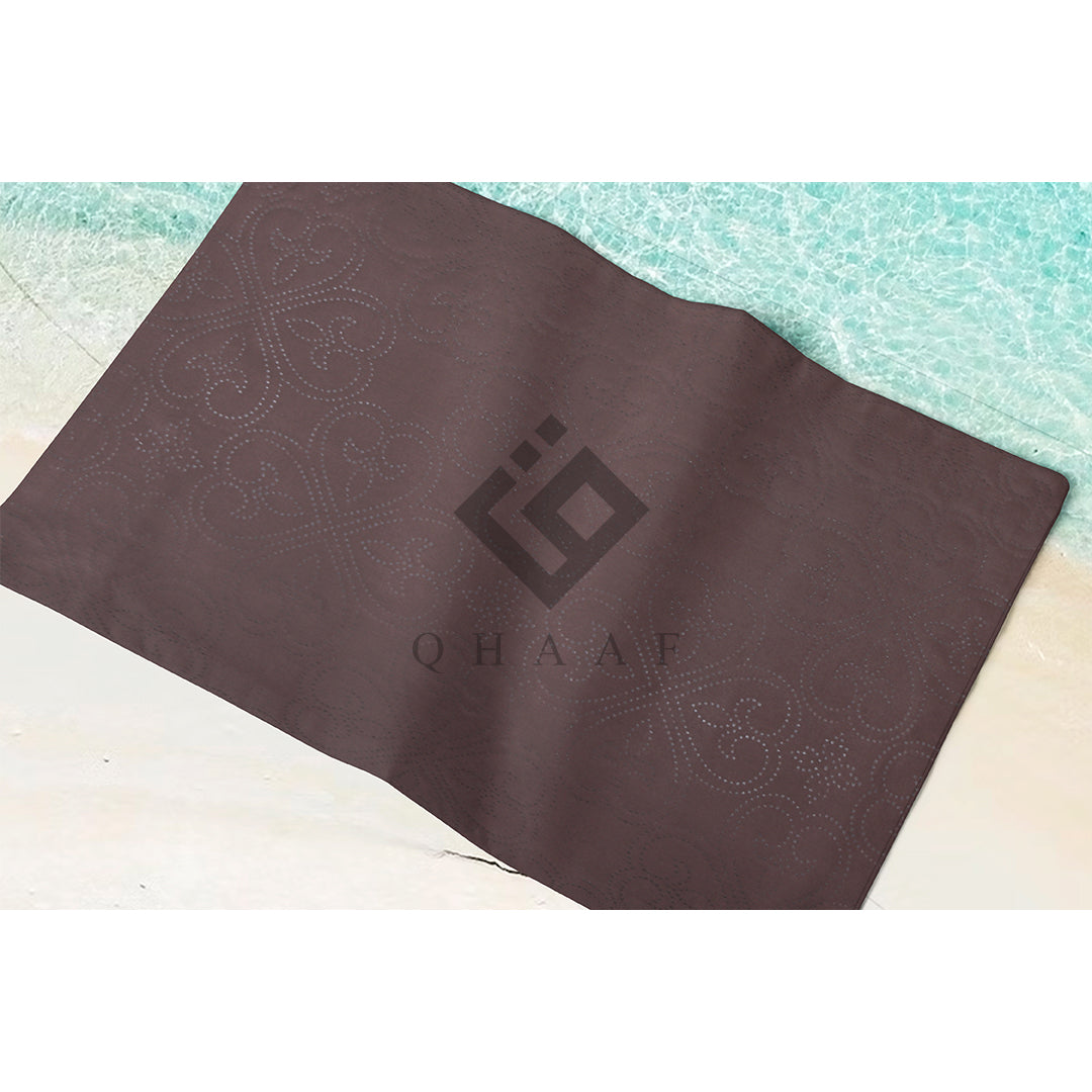 BROWN QUILTED PILLOW COVERS