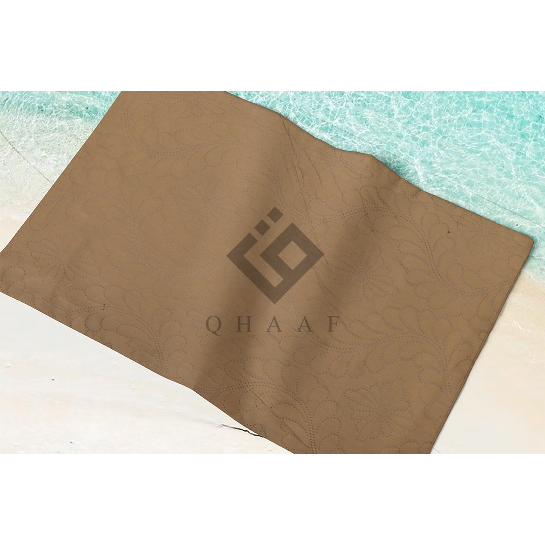BEIGE QUILTED PILLOW COVERS