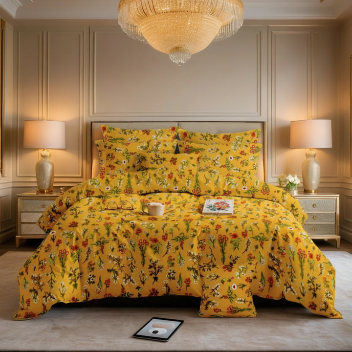 PANSY DUVET COVERS  SET - 8 PCS (PREMIUM)