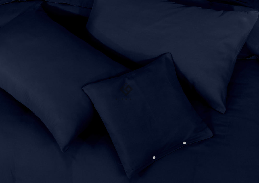 NAVY LUXURY DUVET COVERS SET- 8 PCS