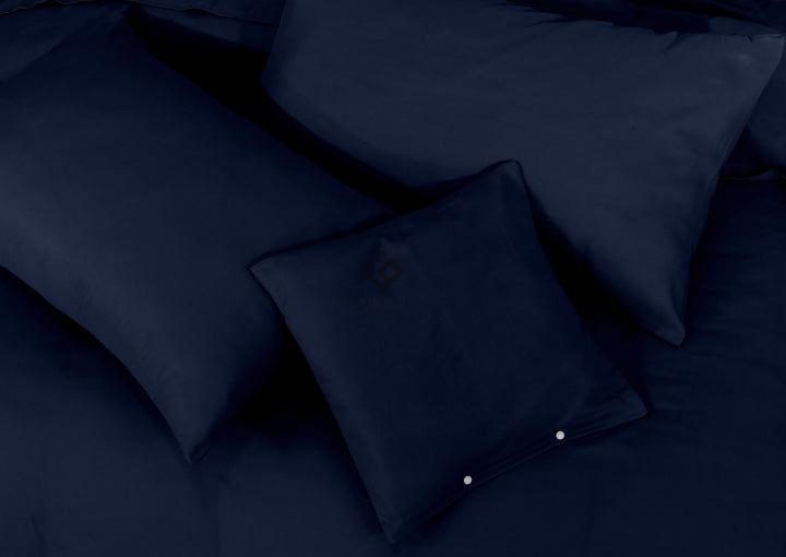 NAVY LUXURY DUVET COVERS SET- 8 PCS
