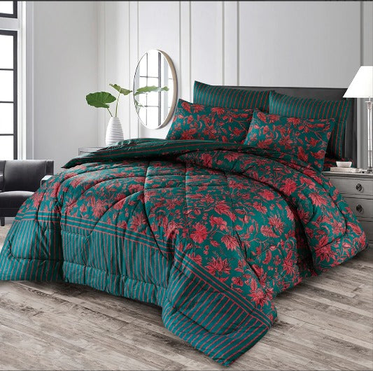 boxi summer comforter set- 7 pcs