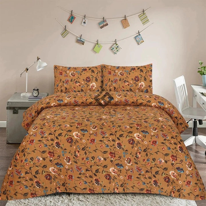 jasmine bedsheet set - 3 pcs