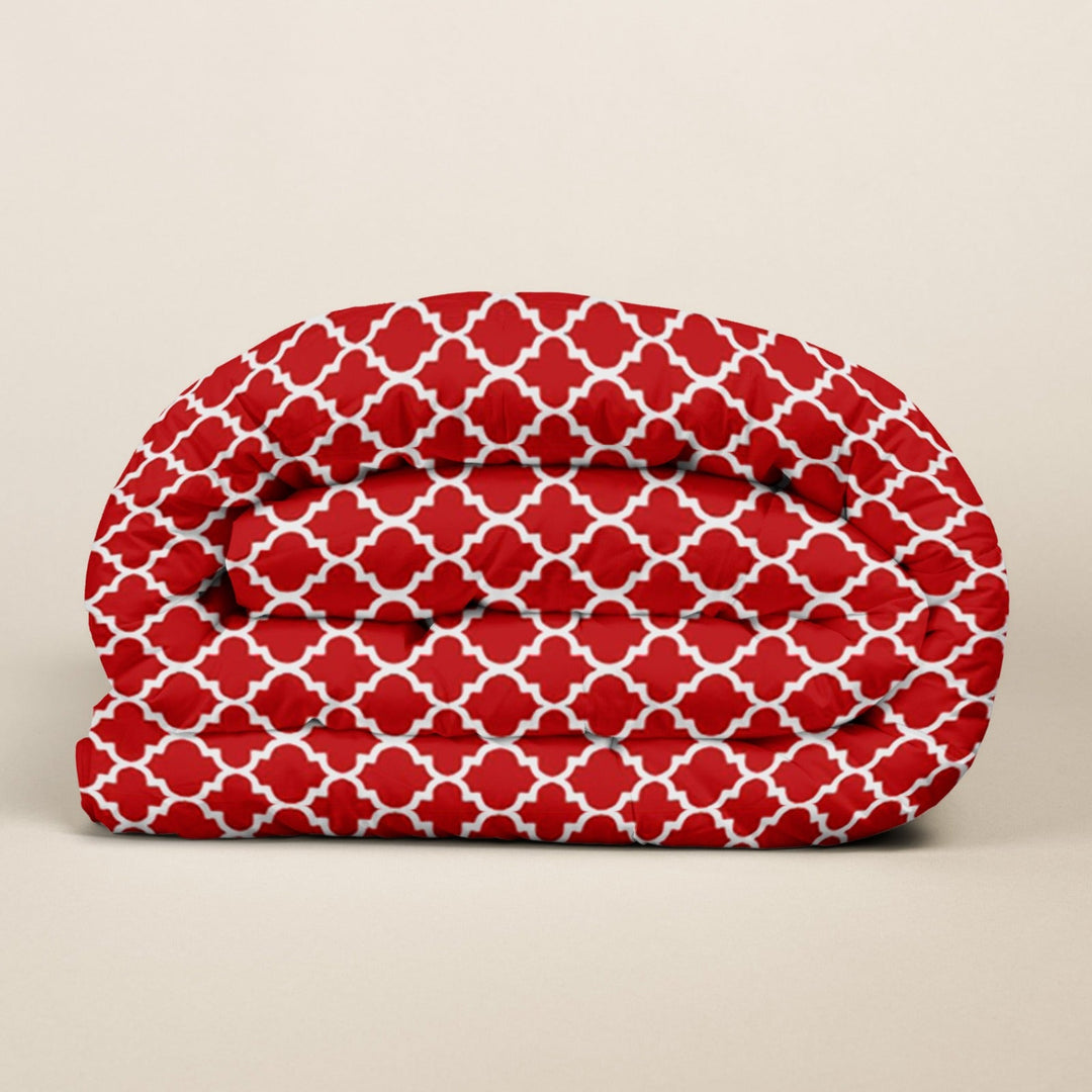 RED PENDORA RAZAI SET - 7 PCS