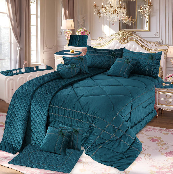 VELLORA COMFORTER SET - 14 PCS