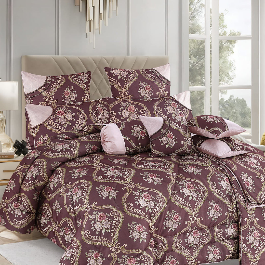 PEARL COMFORTER SET - 14 PCS