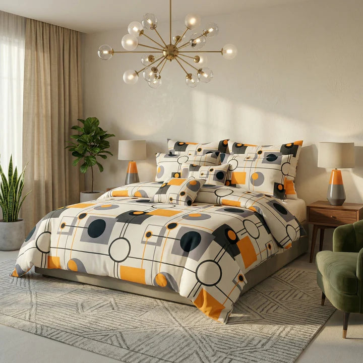 CIRCLE DUVET SET COVERS - 8 PCS (PREMIUM)