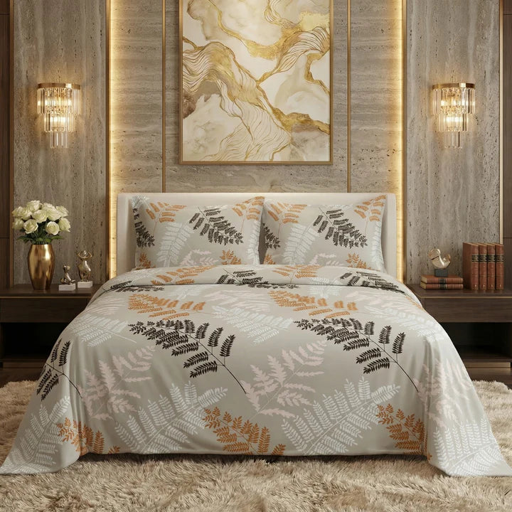 FERN LEAF bedsheet set - 3 pcs