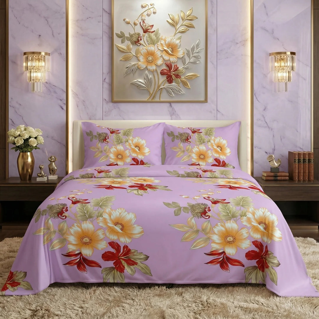 SUNSET bedsheet set - 3 pcs