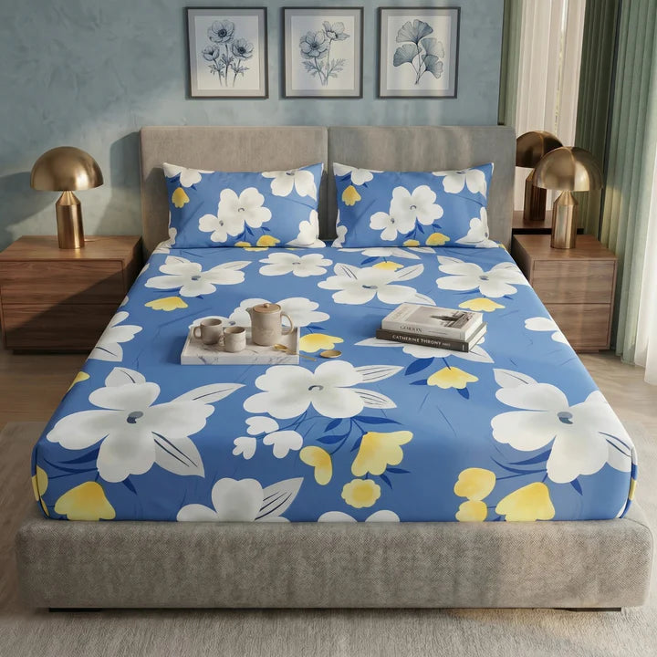 SPRING FITTED SHEET - (PREMIUM)