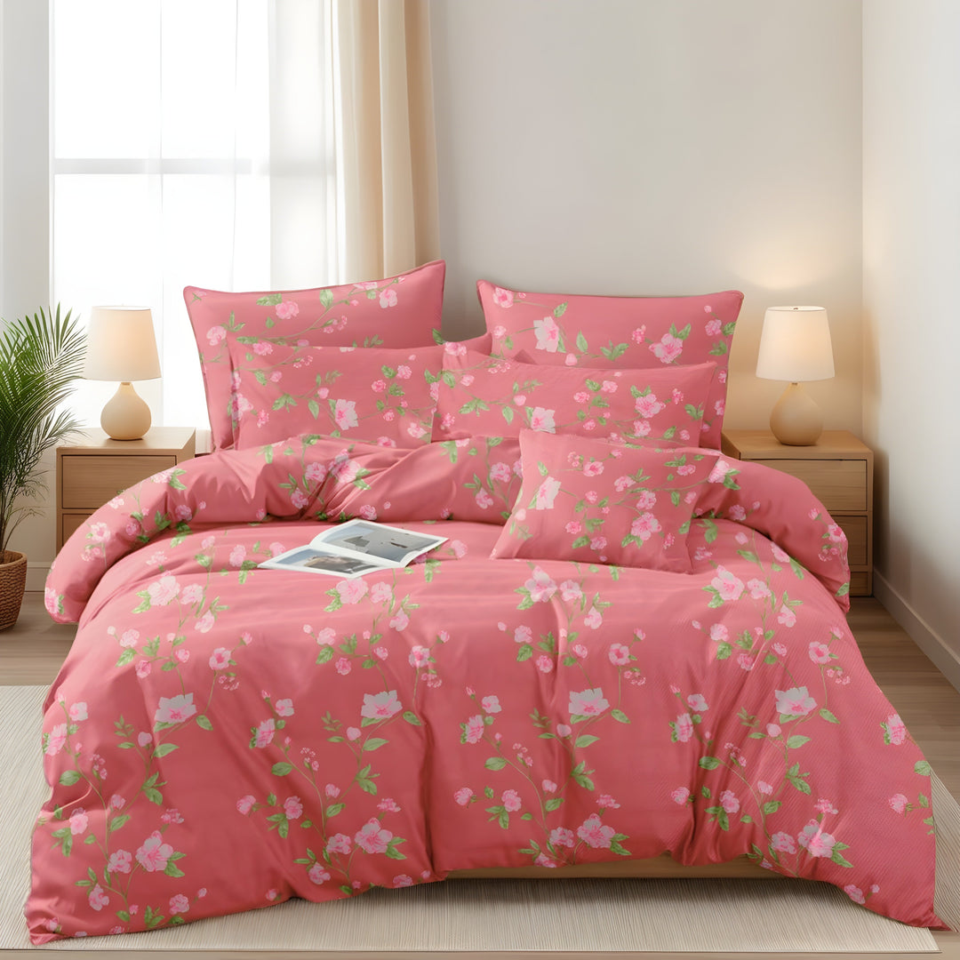 LEAFY Winter Comforter Set- 7 Pcs