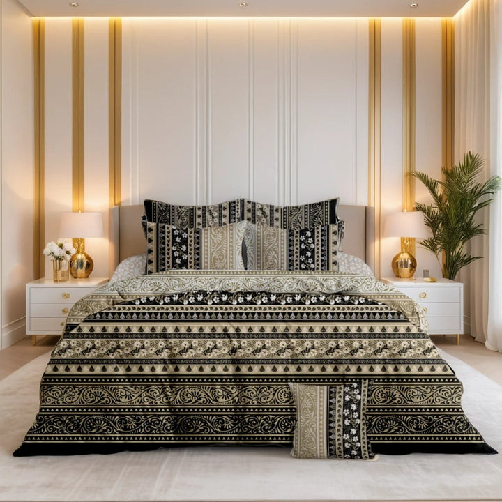 FOURRA Winter Comforter Set- 7 Pcs