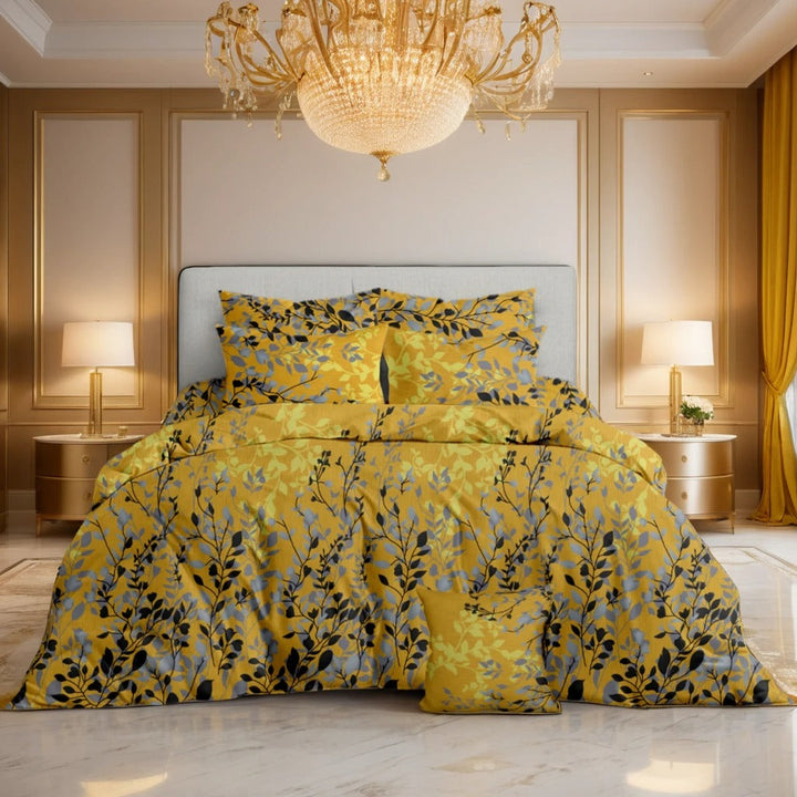 CROCUS Winter Comforter Set- 7 Pcs