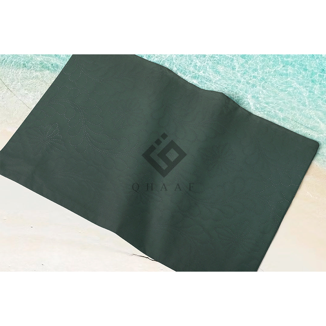 D.GREEN QUILTED PILLOW COVERS