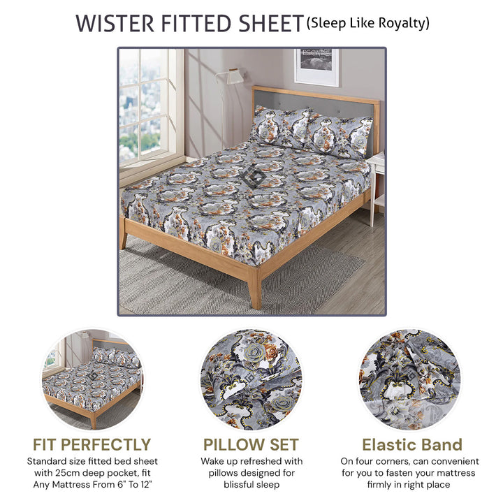 wister fitted sheet - (premium)