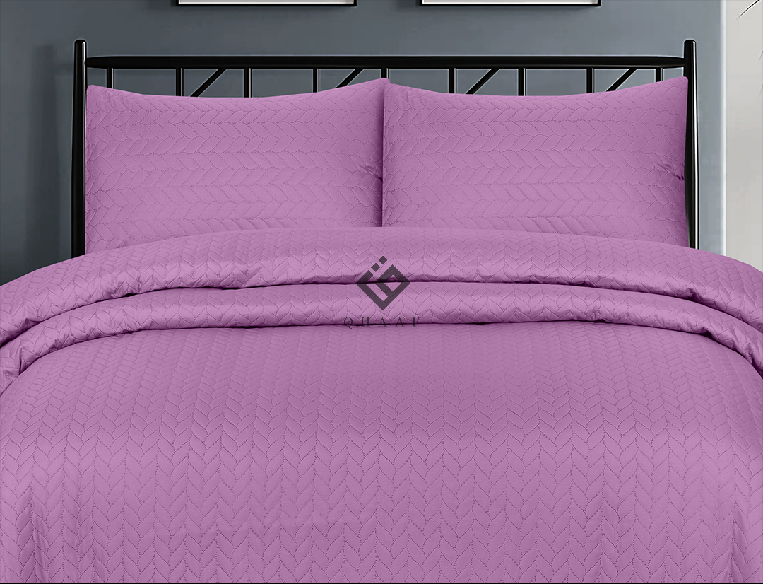 purple n.p bedspread set - 3 pcs (premium)